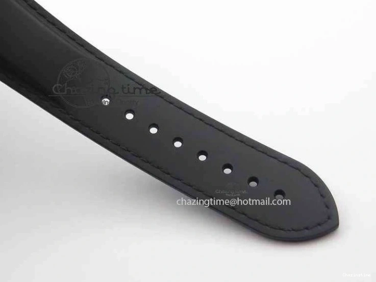 0319 Unisex Planet Ocean Master Chrono 45mm SS OM 1:1 Best Edition Black Dial On Black Rubber Strap A 8171